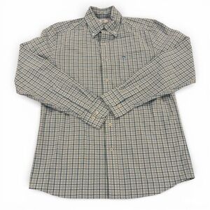 Southern Tide Long Sleeve Blue Plaid Button Down Classic Fit Shirt Size Small